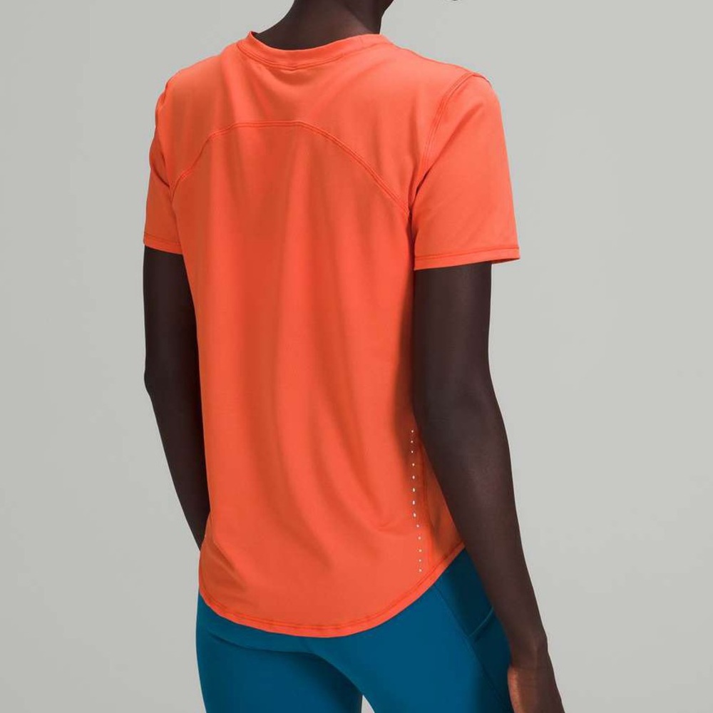 Lululemon‎ Neon Orange Running & Training Shirt 🏃♀️✨